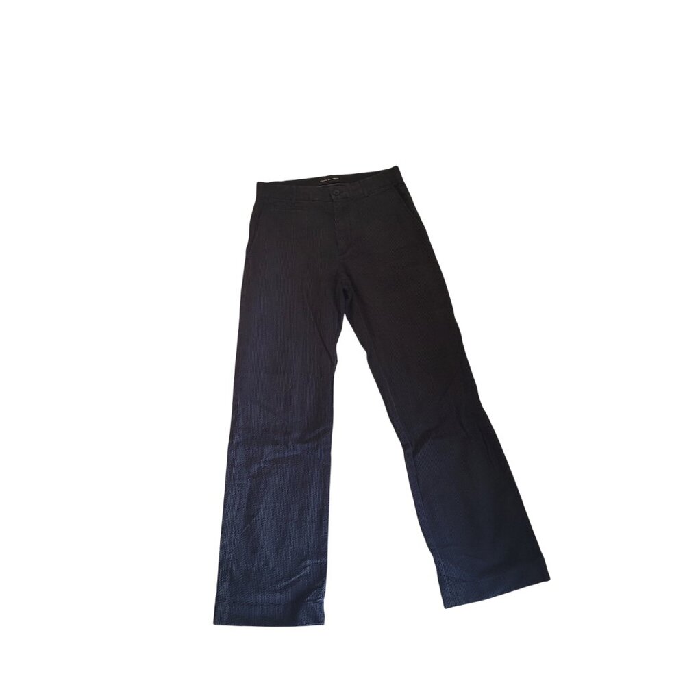Club Monaco women's Straight Leg Pants Size 28 Black Cotton